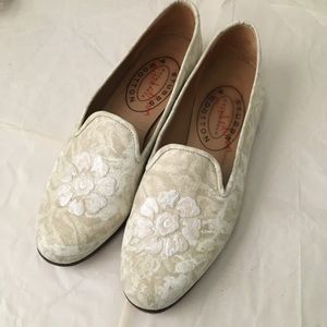 Stubbs & Wootton limited edition 8.5 floral beige